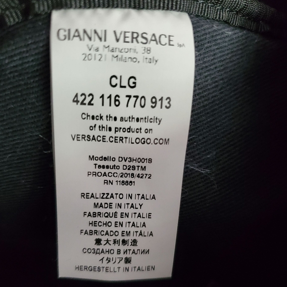 VERSACE Beverly Palm Miami Black Belt Bag with Vibrant Graphic Waist Sling Bag - Picture 14 of 17